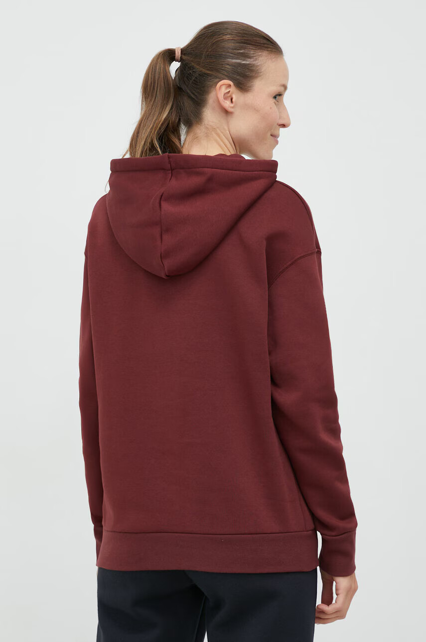 Under Armour Суичър в бордо с изчистен дизайн - Pepit.bg