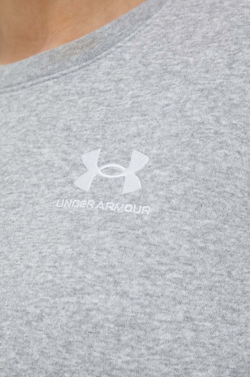 Under Armour Суичър в сиво с изчистен дизайн - Pepit.bg