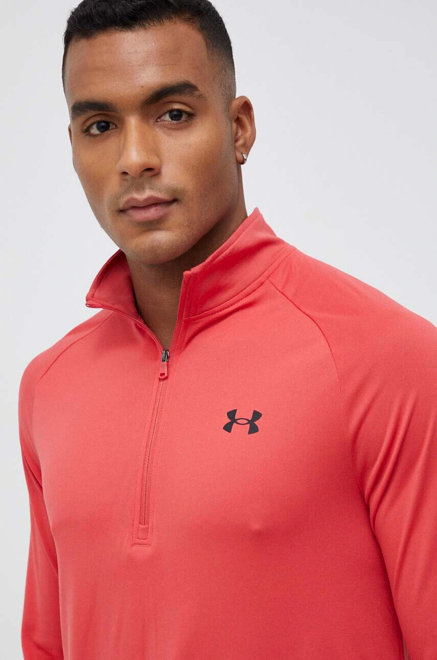 Under Armour Суичър за трениране Tech 2.0 в червен меланж - Pepit.bg