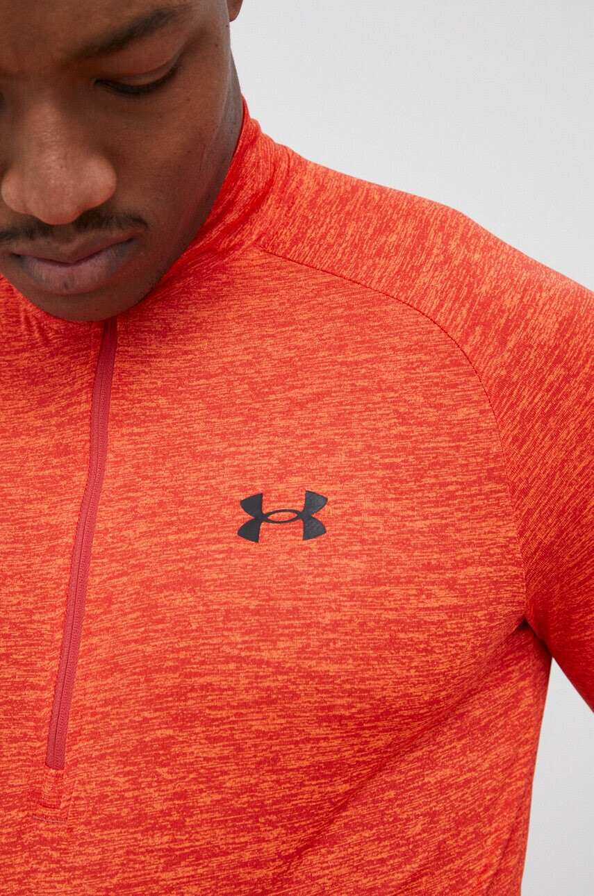 Under Armour Суичър за трениране Tech 2.0 в червен меланж - Pepit.bg
