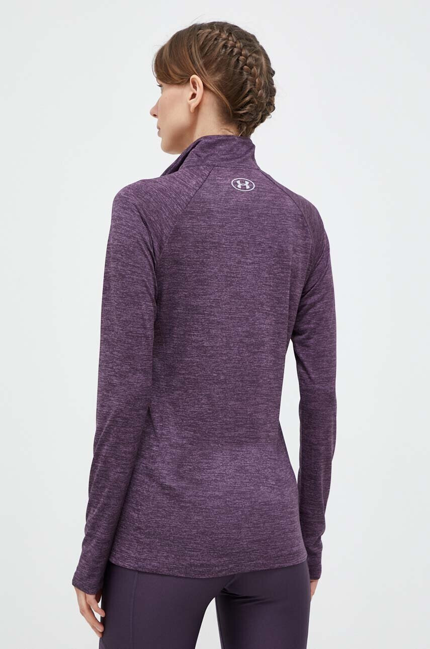 Under Armour Суичър за трениране Tech в лилав меланж - Pepit.bg