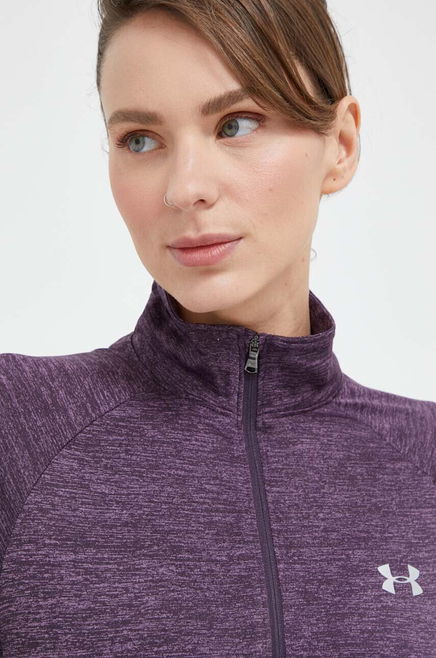 Under Armour Суичър за трениране Tech в лилав меланж - Pepit.bg
