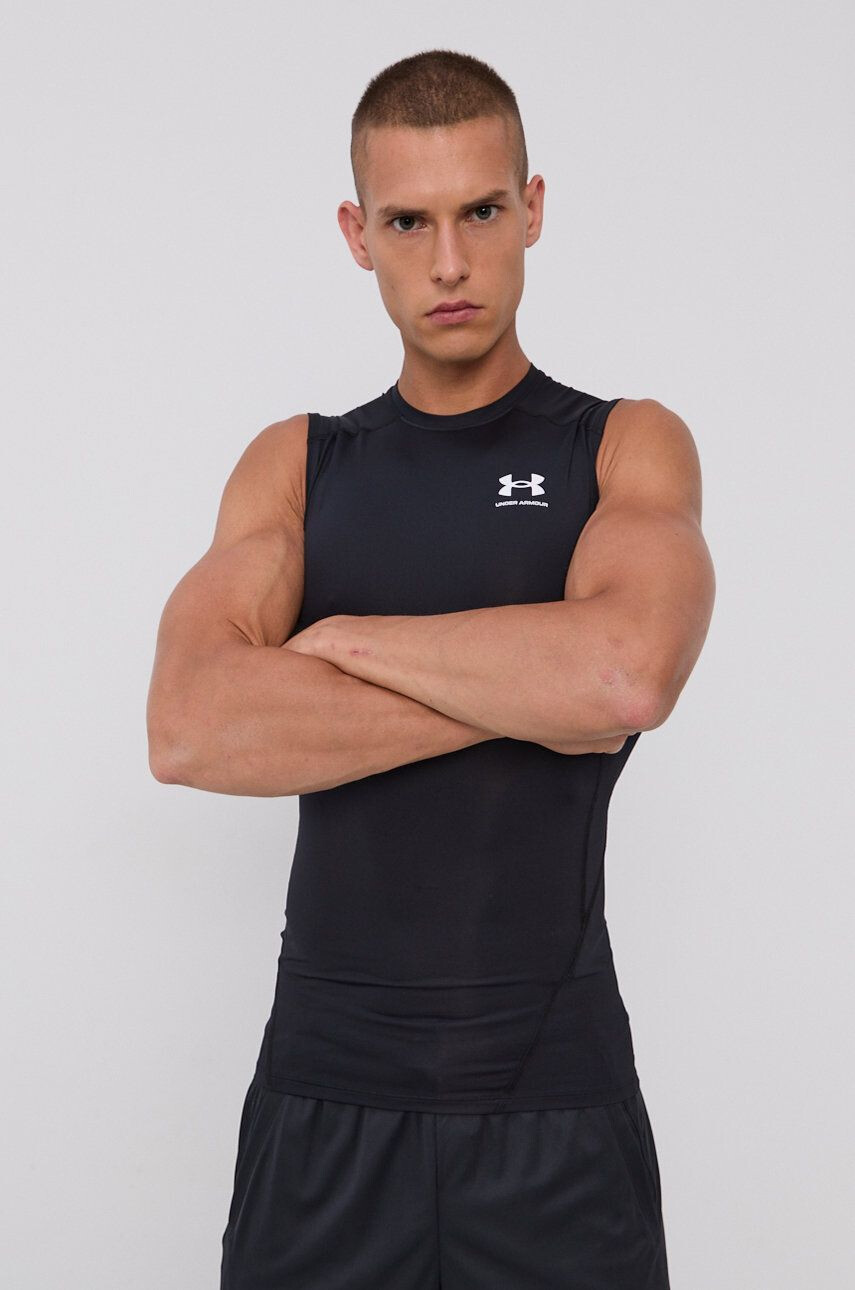 Under Armour Тениска 1361522 мъжка в черно - Pepit.bg