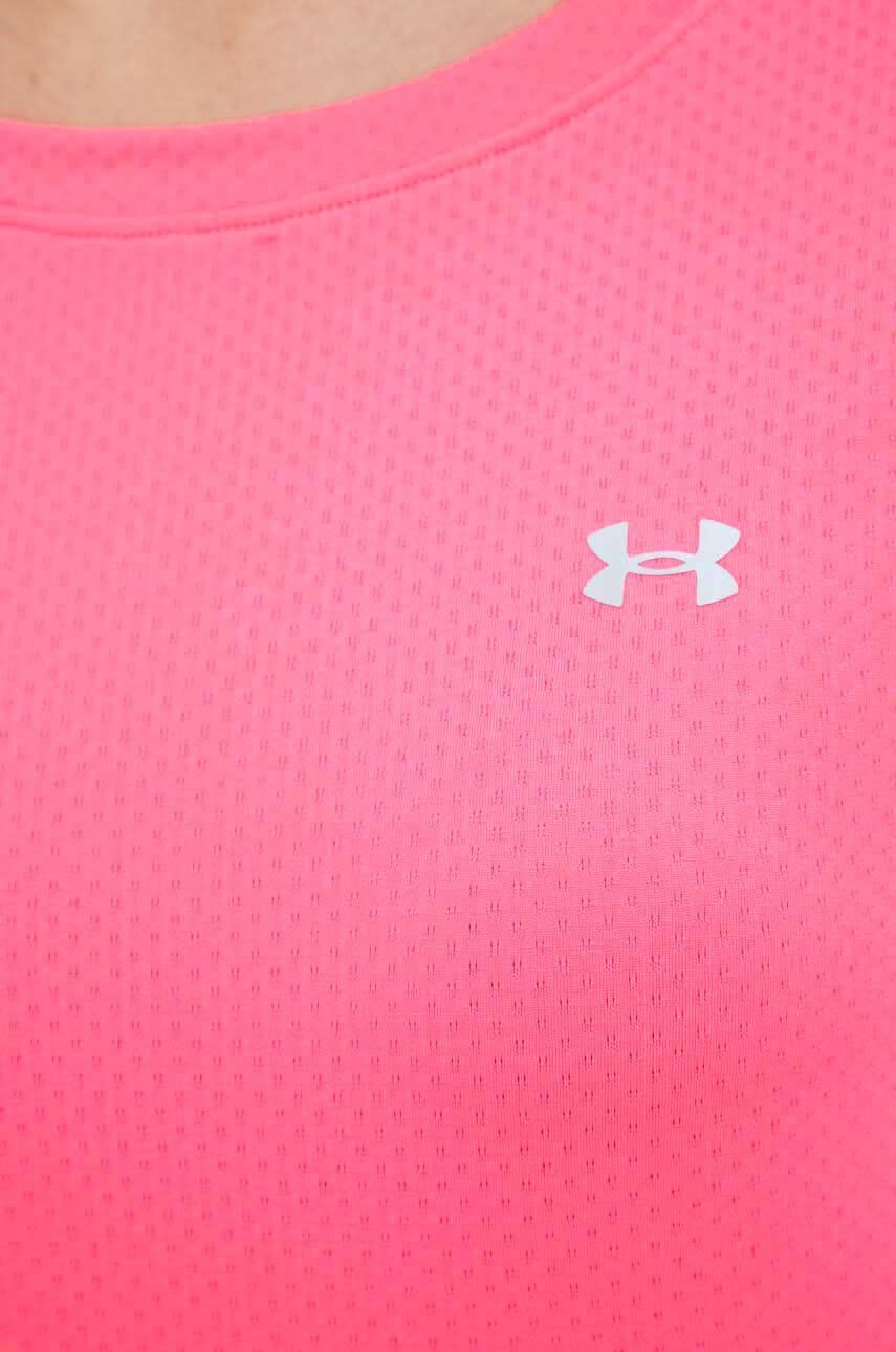 Under Armour Тениска в оранжево с принт - Pepit.bg