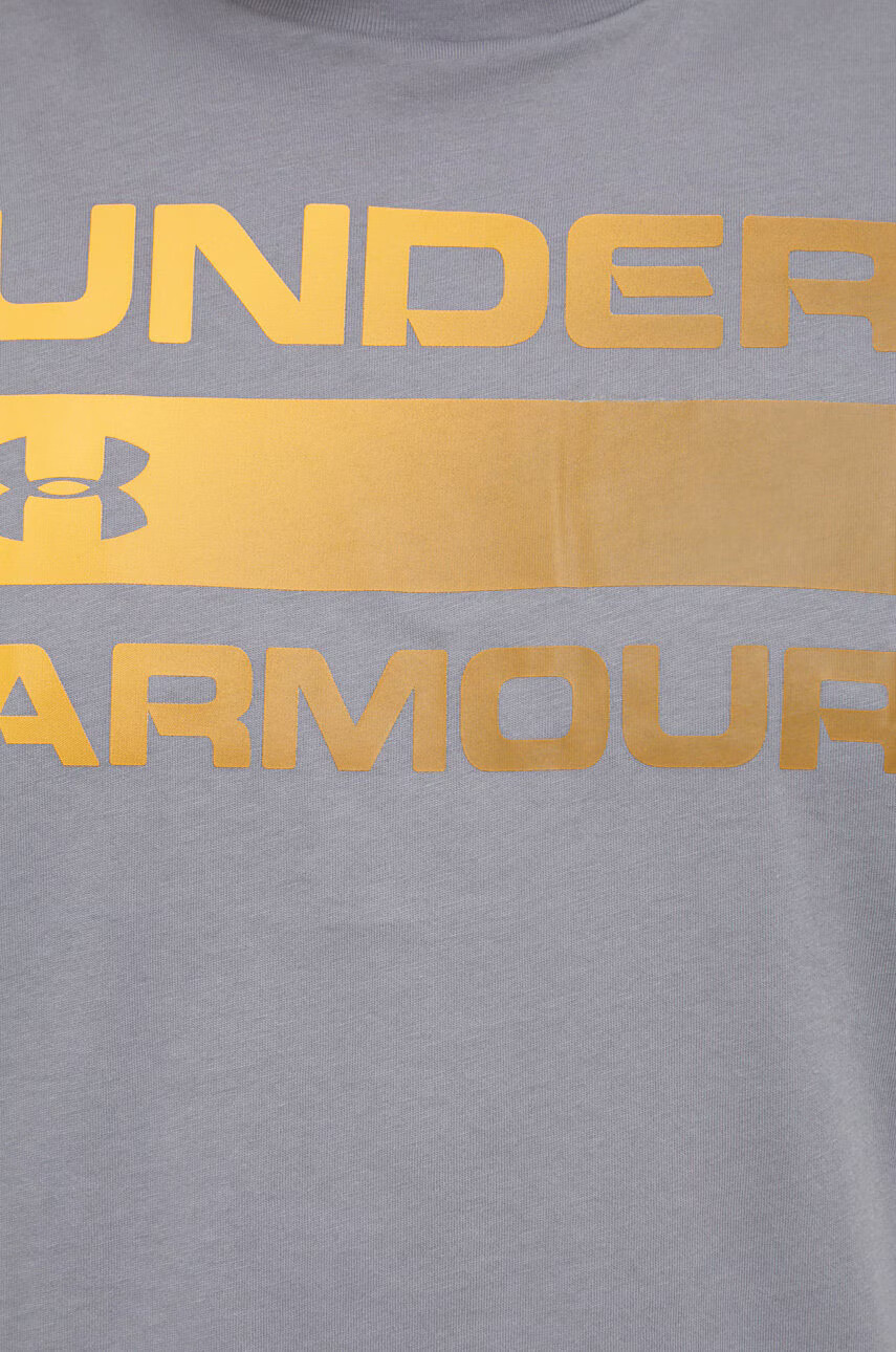 Under Armour Тениска в сиво с принт - Pepit.bg