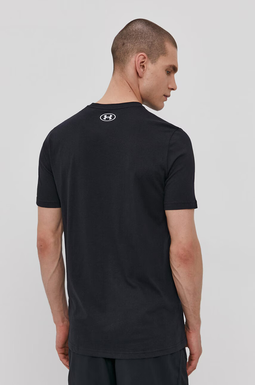 Under Armour Тениска 1361673 мъжка в черно с принт - Pepit.bg
