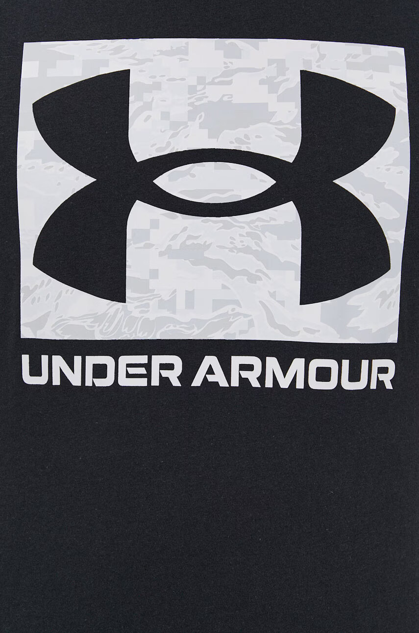 Under Armour Тениска 1361673 мъжка в черно с принт - Pepit.bg