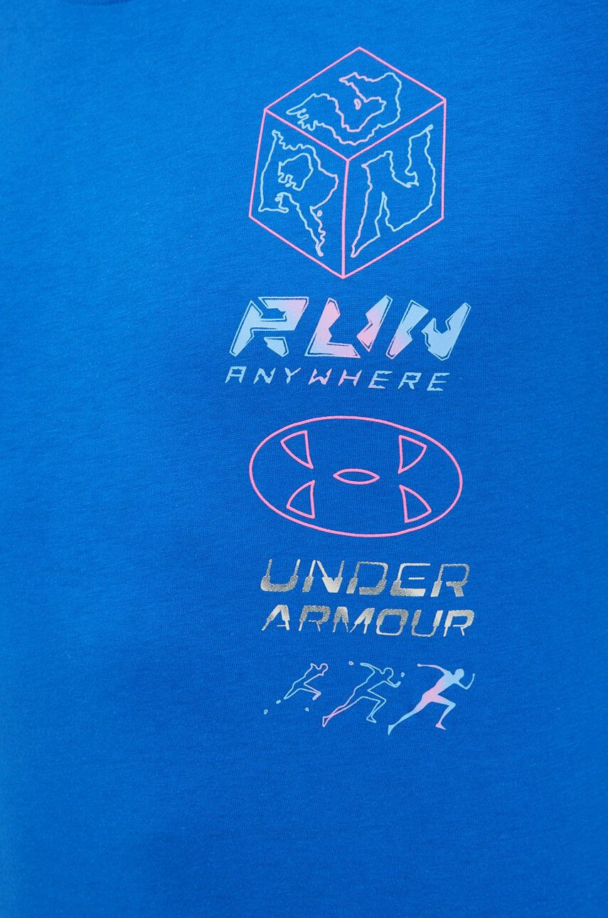 Under Armour Тениска Run Anywhere с принт - Pepit.bg