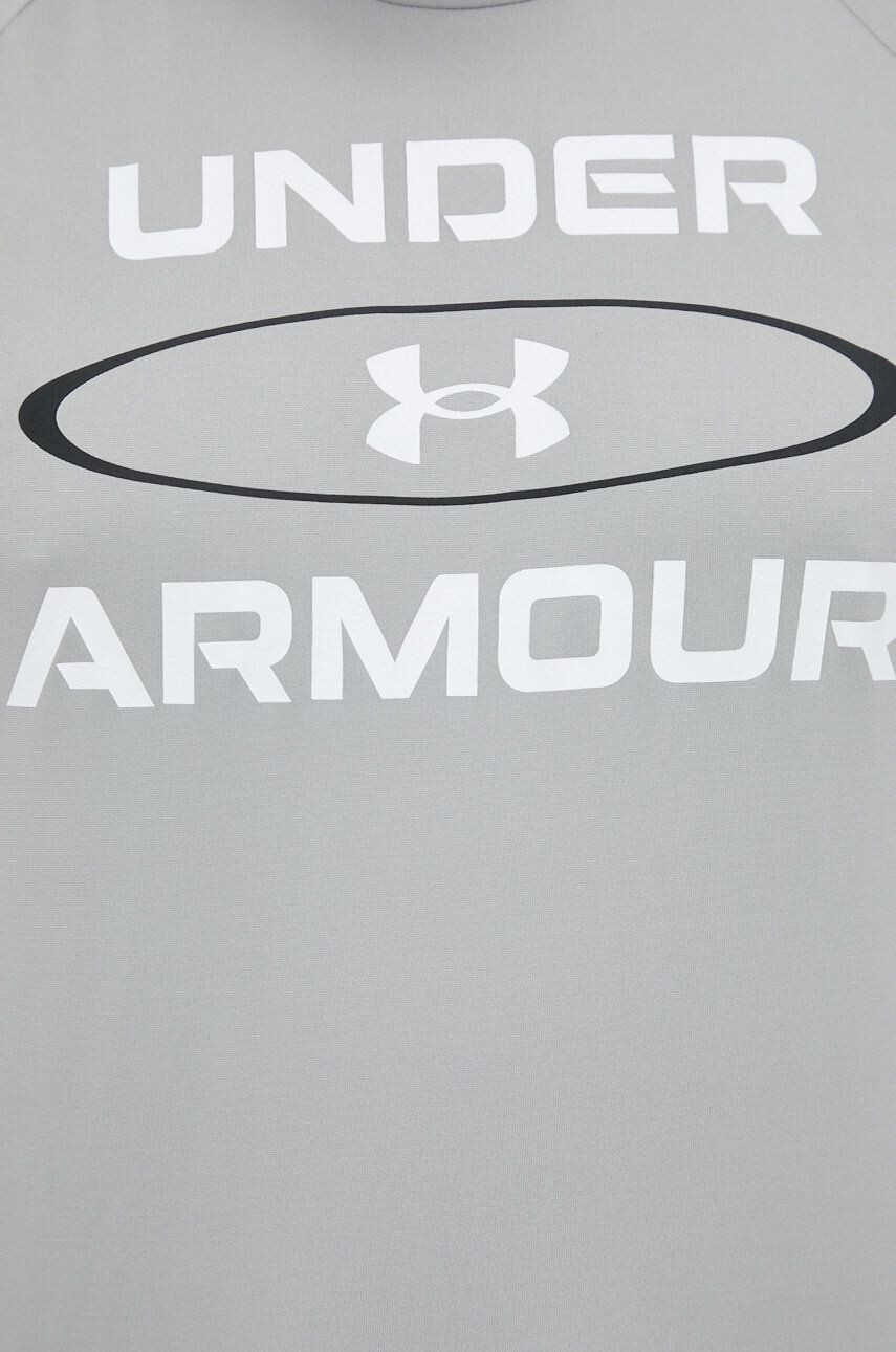 Under Armour Тениска за трениране в сиво с изчистен дизайн - Pepit.bg