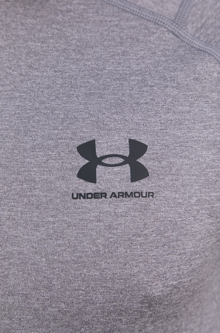 Under Armour Тениска за трениране в сиво с изчистен дизайн - Pepit.bg