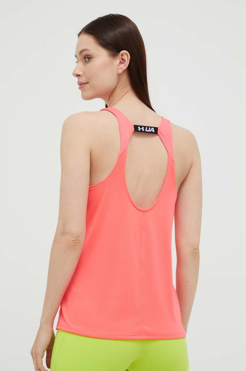 Under Armour Топ за бягане Fly By в розово - Pepit.bg