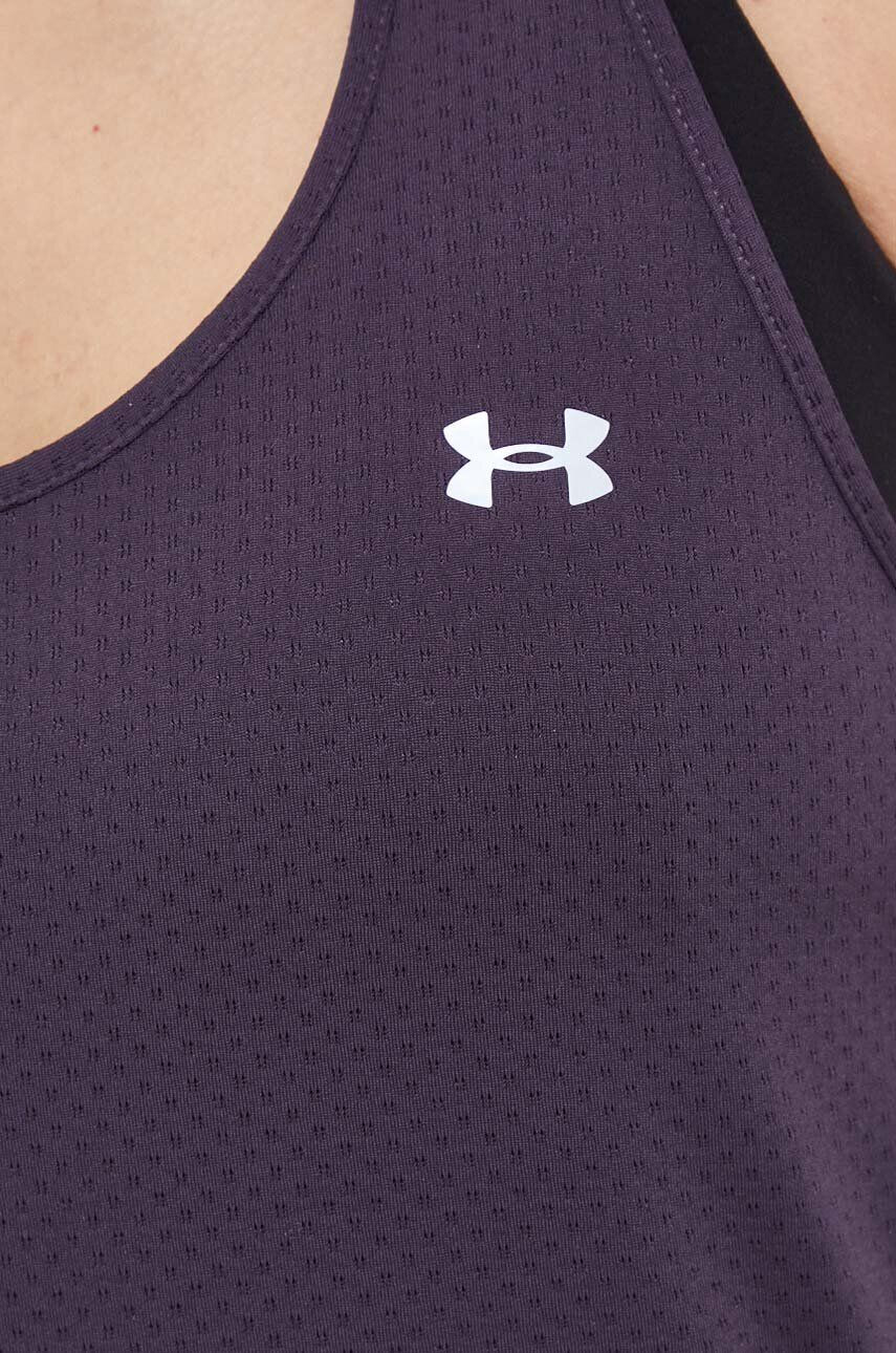 Under Armour Топ за трениране в лилаво - Pepit.bg