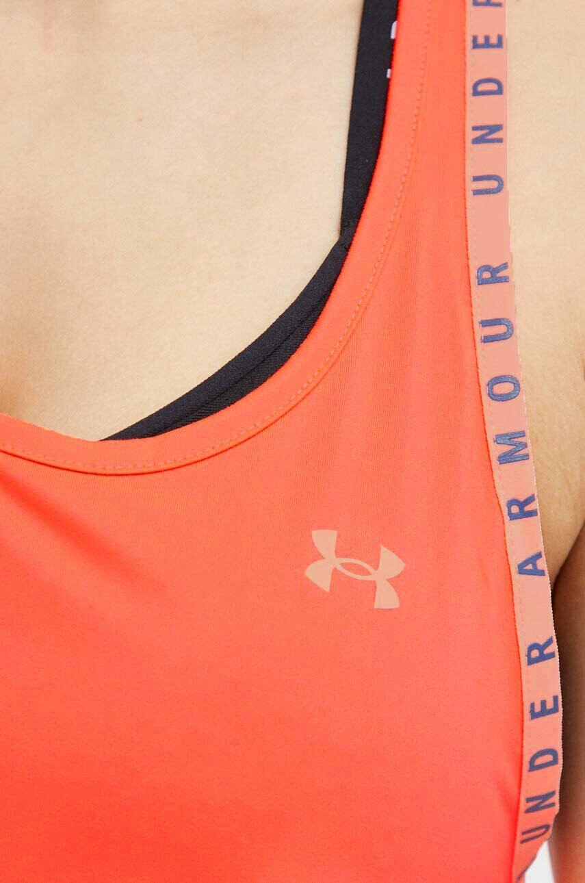 Under Armour Топ за трениране Knockout в розово - Pepit.bg