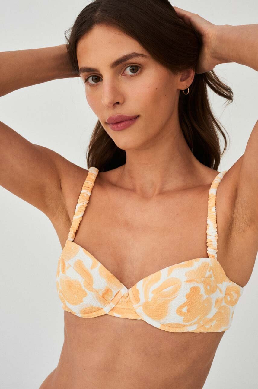 Undress Code Горнище на бански Olympia в жълто - Pepit.bg