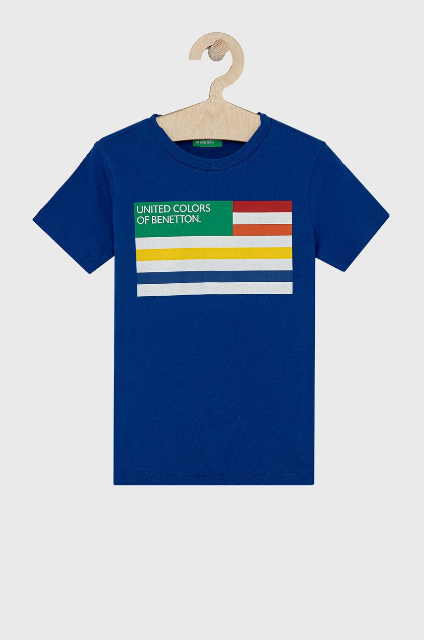 United Colors of Benetton Детска памучна тениска - Pepit.bg