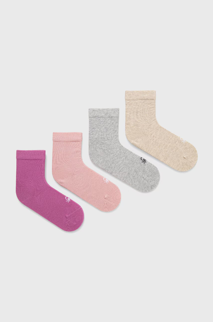 United Colors of Benetton Детски чорапи (4 чифта) - Pepit.bg