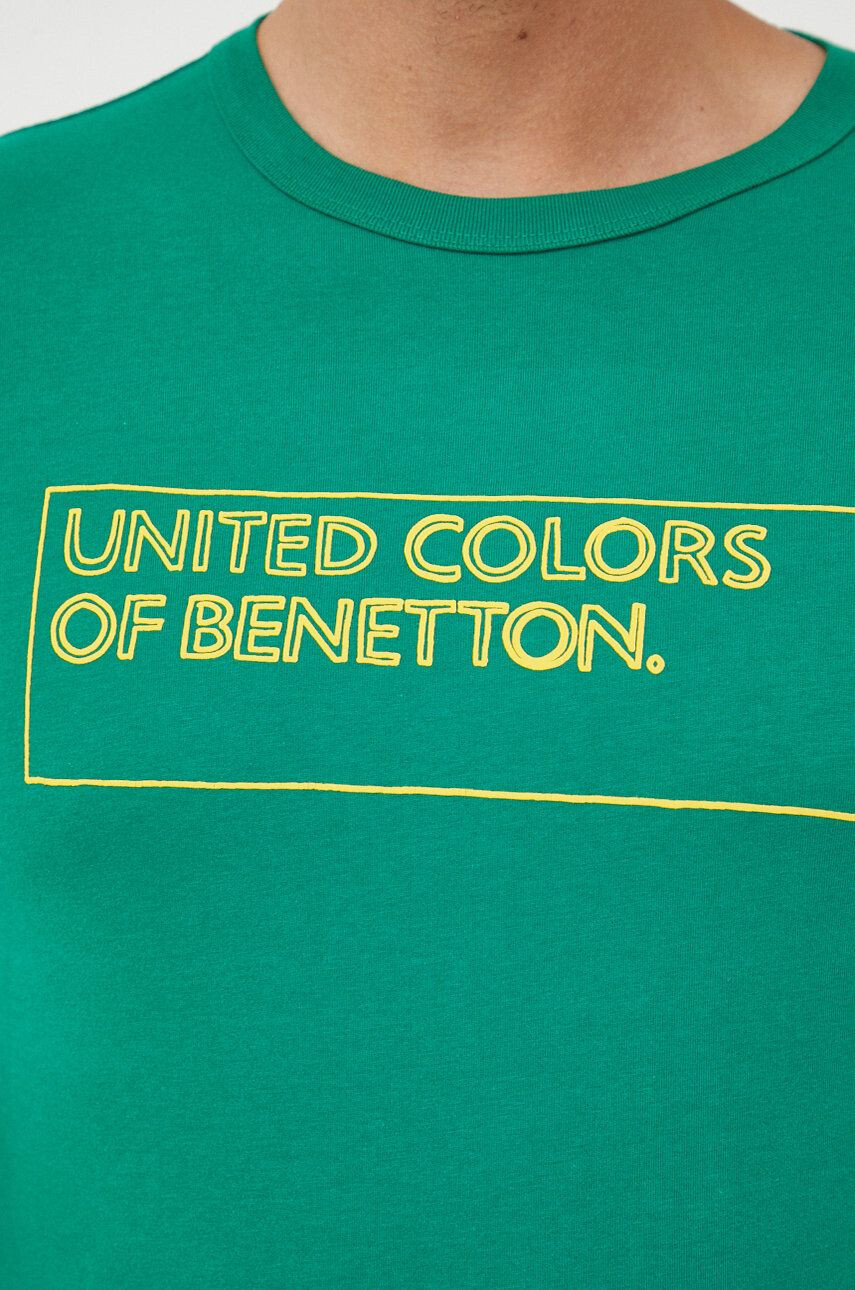 United Colors of Benetton Памучна блуза с дълги ръкави - Pepit.bg