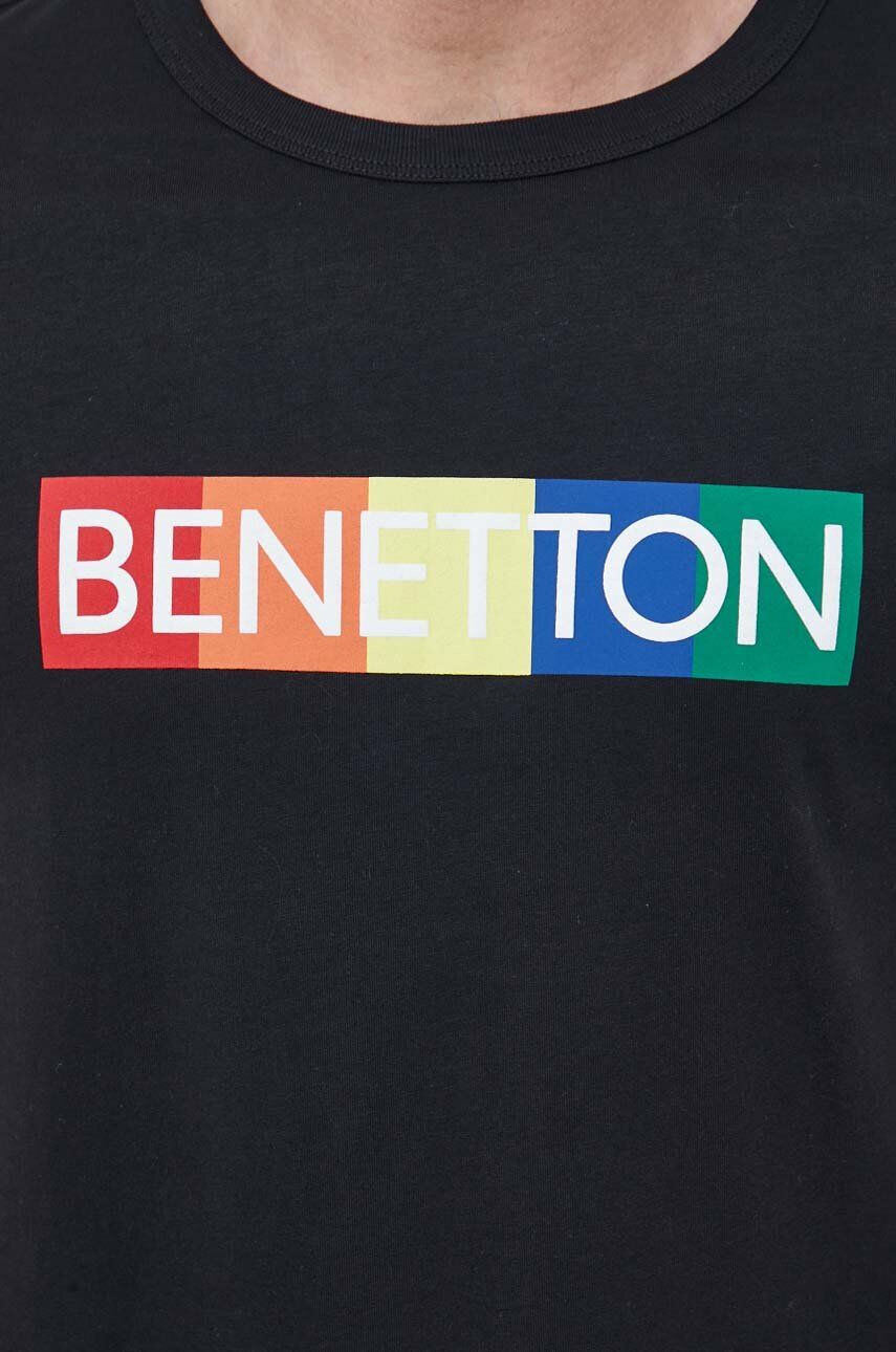 United Colors of Benetton Памучна тениска с принт - Pepit.bg