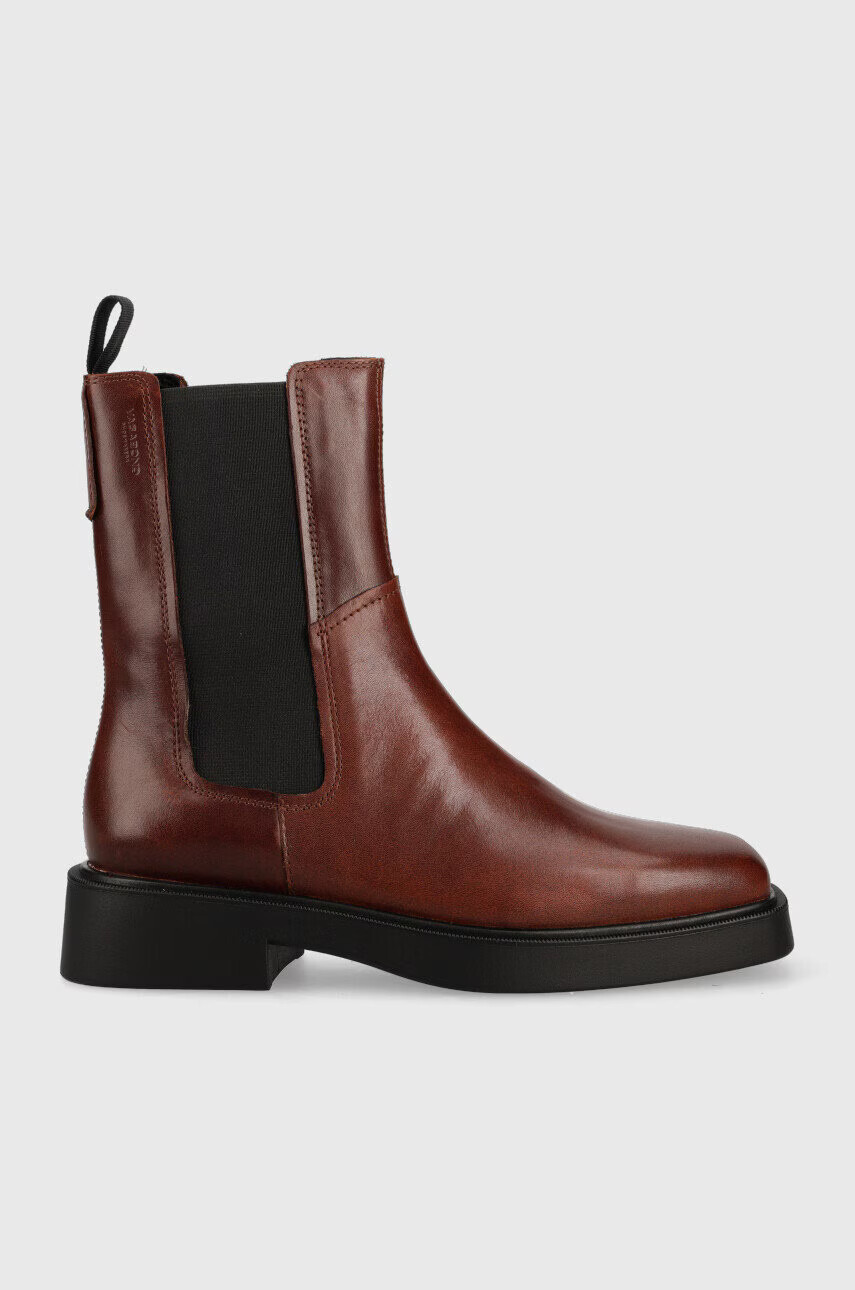 Vagabond Shoemakers Боти челси Jillian в кафяво с равна подметка - Pepit.bg
