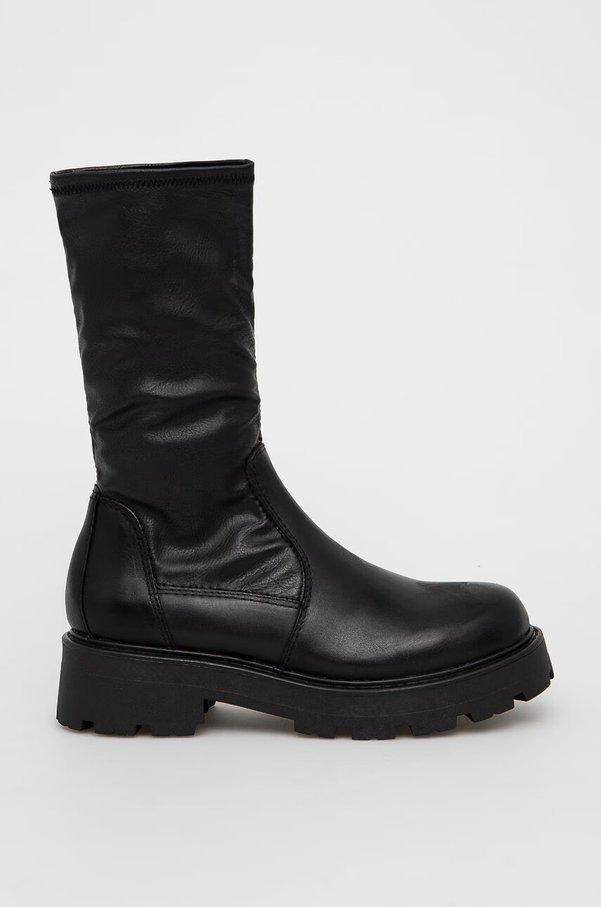 Vagabond Shoemakers Боти Cosmo 2.0 дамски в черно с платформа - Pepit.bg