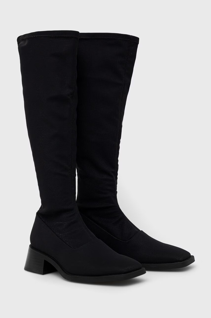 Vagabond Shoemakers Ботуши Blanca в черно с платформа - Pepit.bg