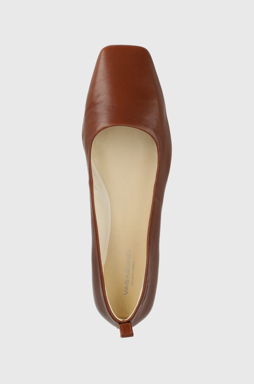 Vagabond Shoemakers Кожени балеринки Delia в кафяво - Pepit.bg