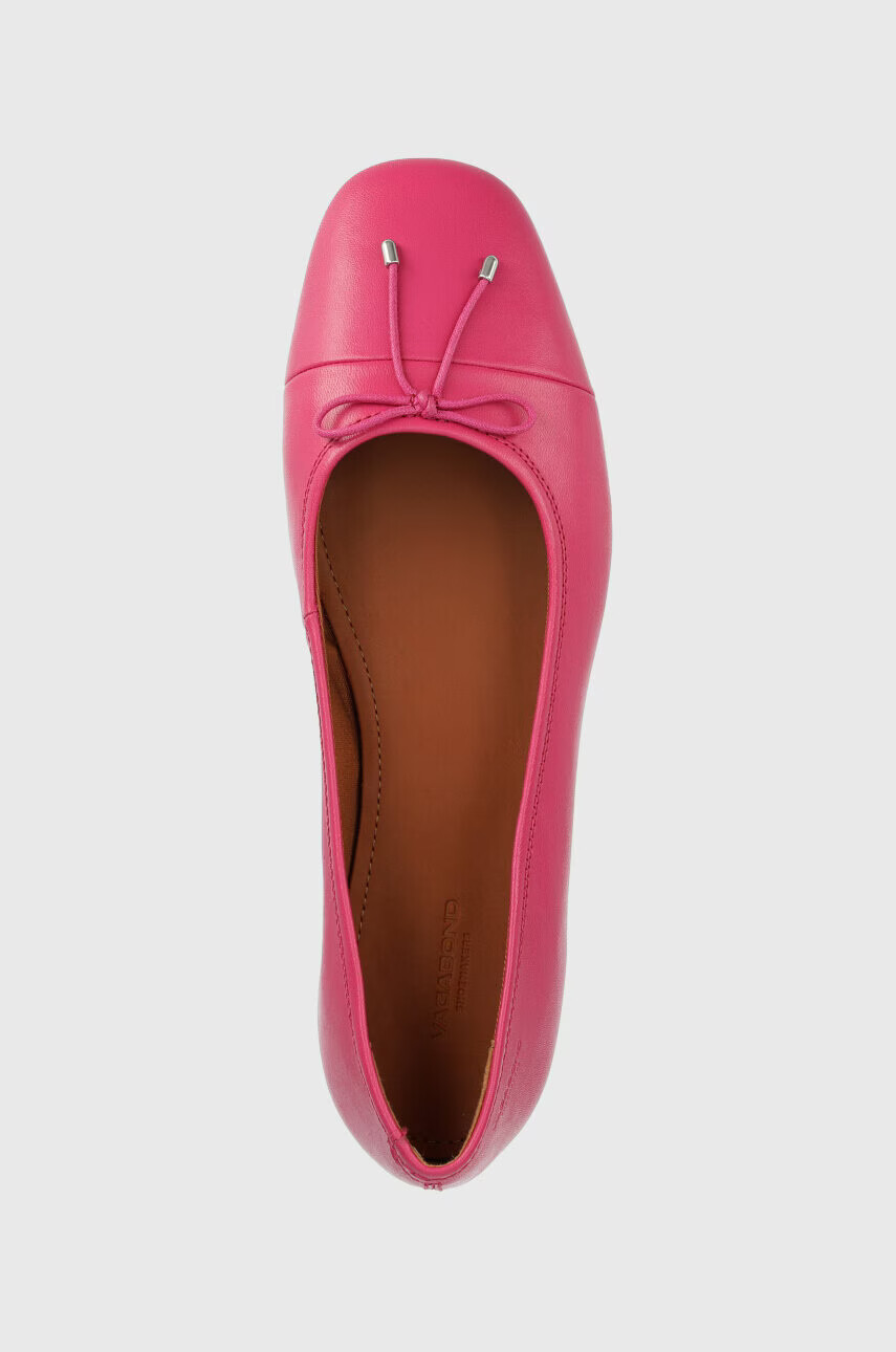 Vagabond Shoemakers Кожени балеринки JOLIN в розово - Pepit.bg