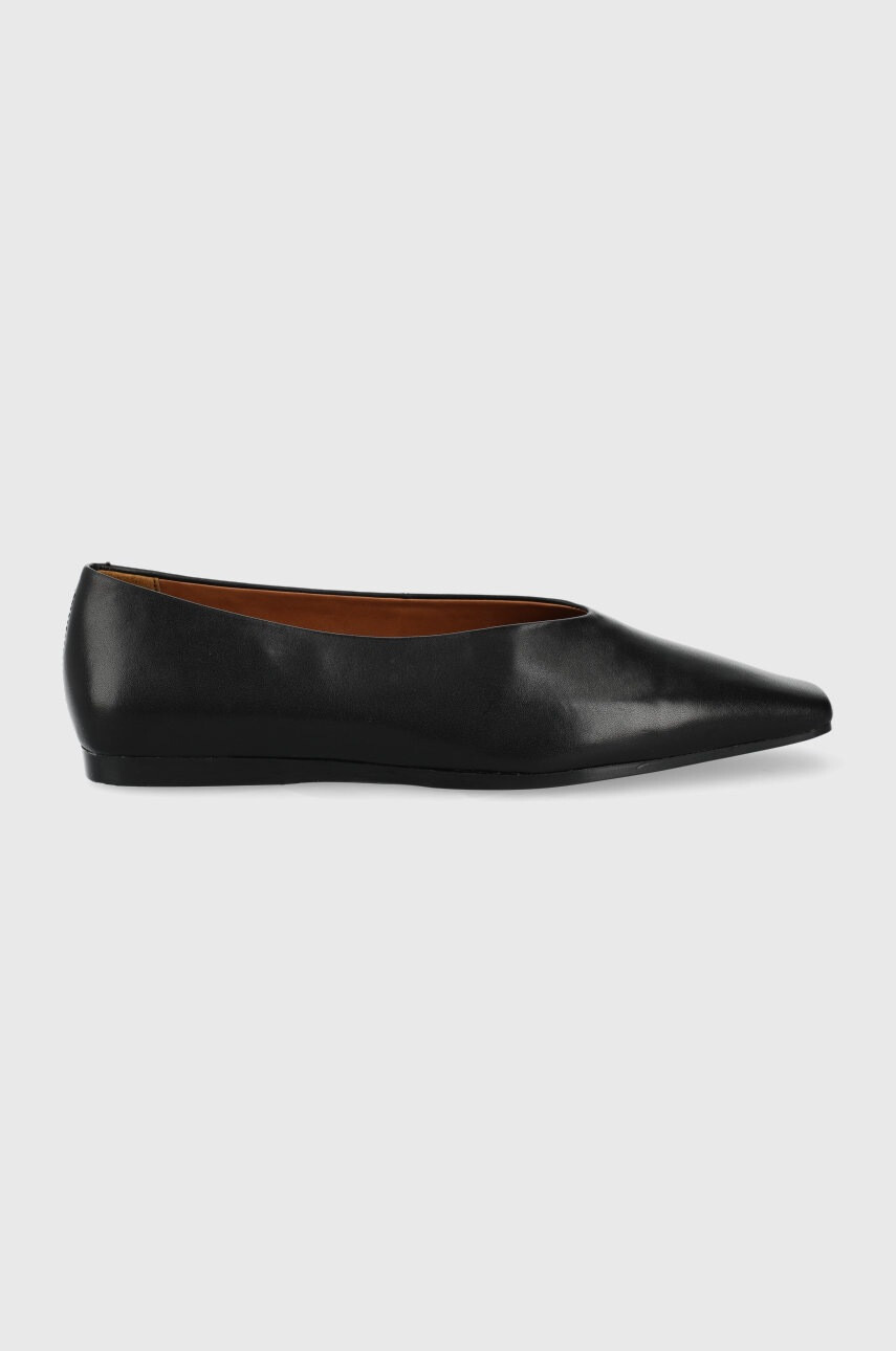 Vagabond Shoemakers Кожени балеринки Wioletta в черно - Pepit.bg