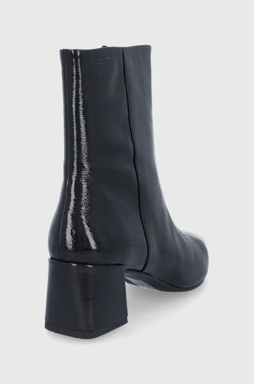 Vagabond Shoemakers Кожени боти дамски в черно с висок ток - Pepit.bg