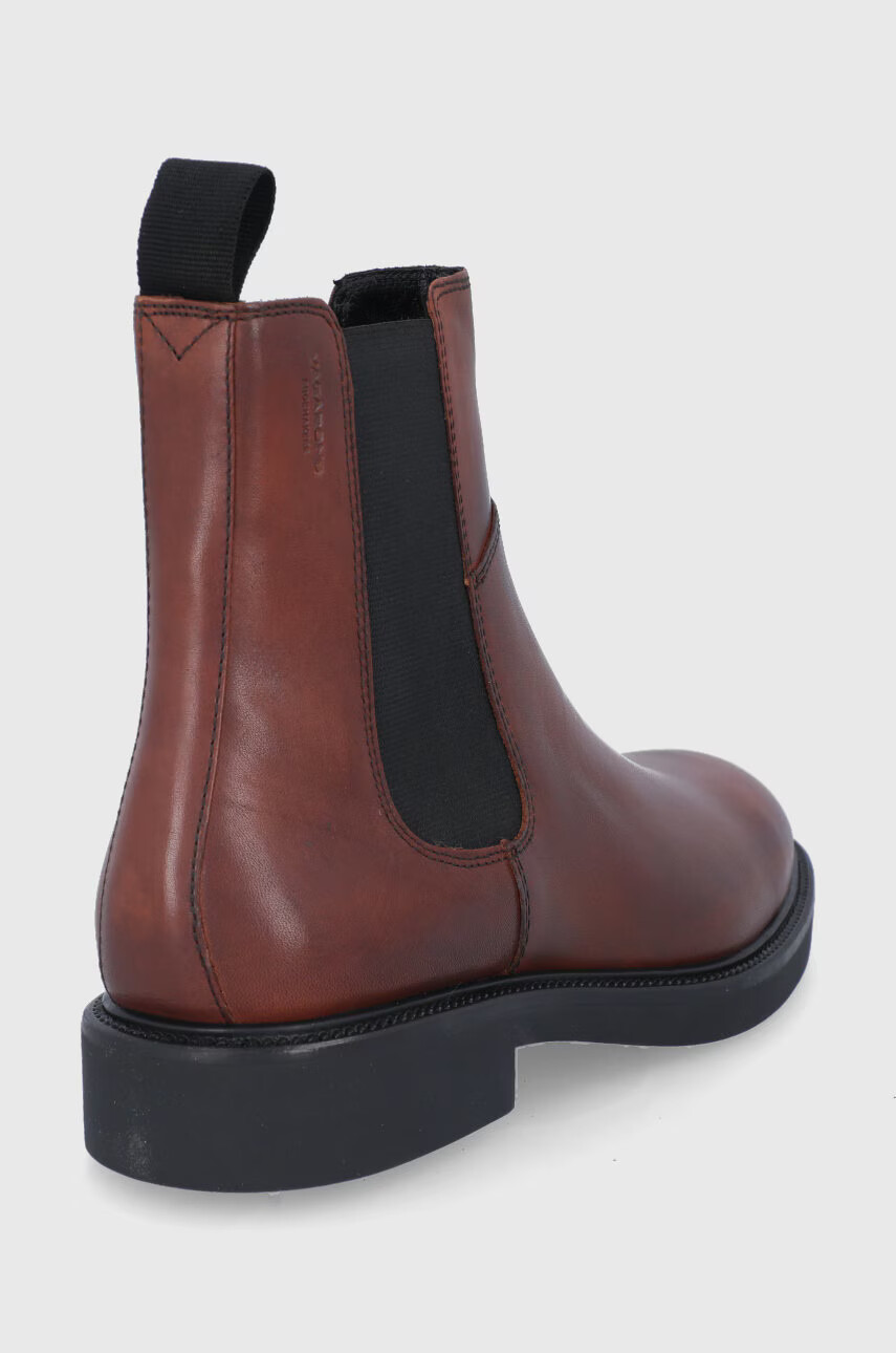Vagabond Shoemakers Кожени боти челси мъжки в кафяво - Pepit.bg