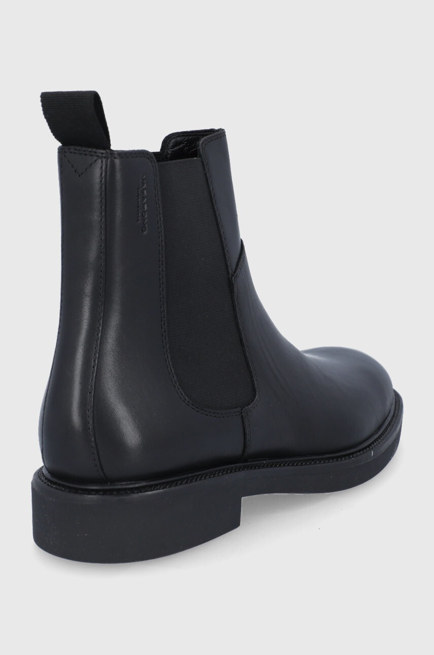 Vagabond Shoemakers Кожени боти челси мъжки в черно - Pepit.bg