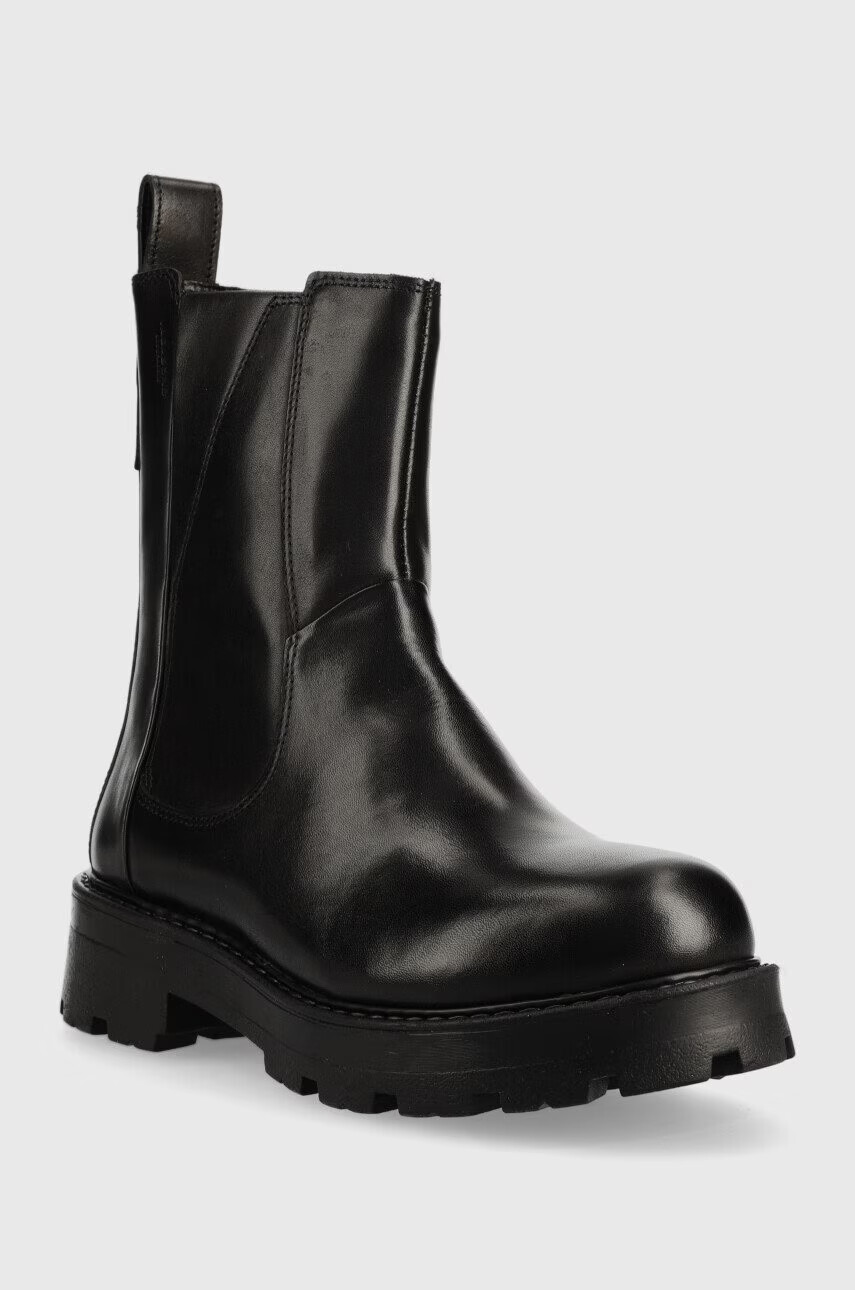 Vagabond Shoemakers Кожени боти челси Cosmo в черно с платформа с изолация - Pepit.bg