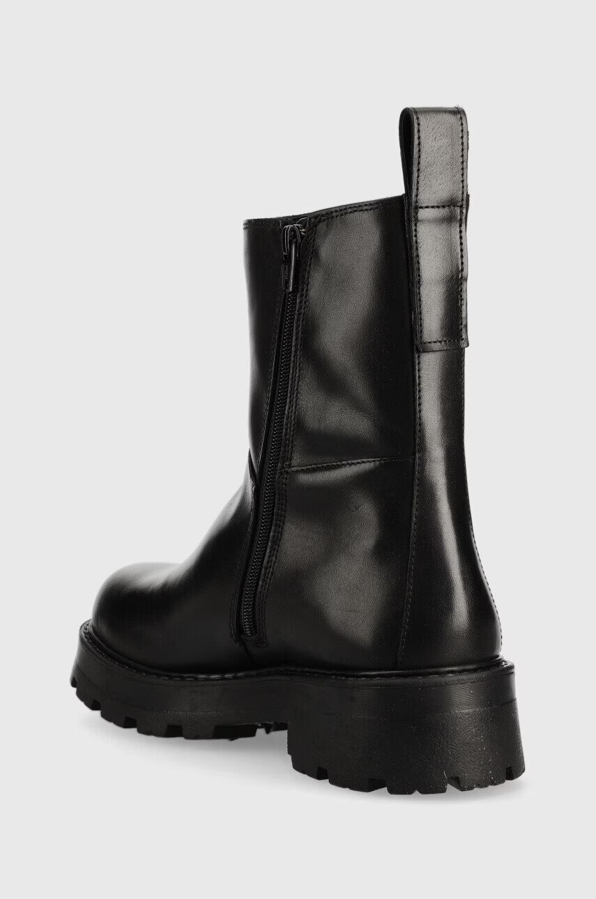 Vagabond Shoemakers Кожени боти челси Cosmo в черно с платформа с изолация - Pepit.bg