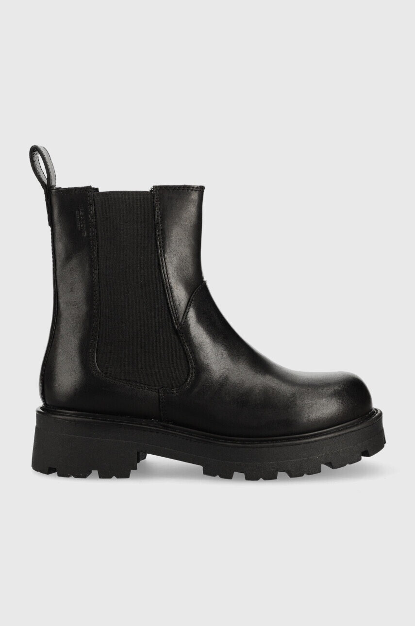 Vagabond Shoemakers Кожени боти челси Cosmo 2.0 в черно с платформа - Pepit.bg
