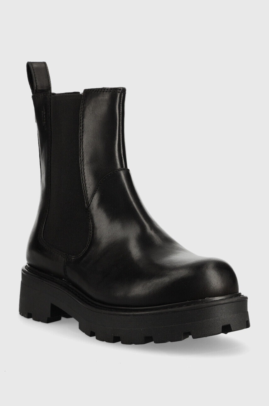 Vagabond Shoemakers Кожени боти челси Cosmo 2.0 в черно с платформа - Pepit.bg