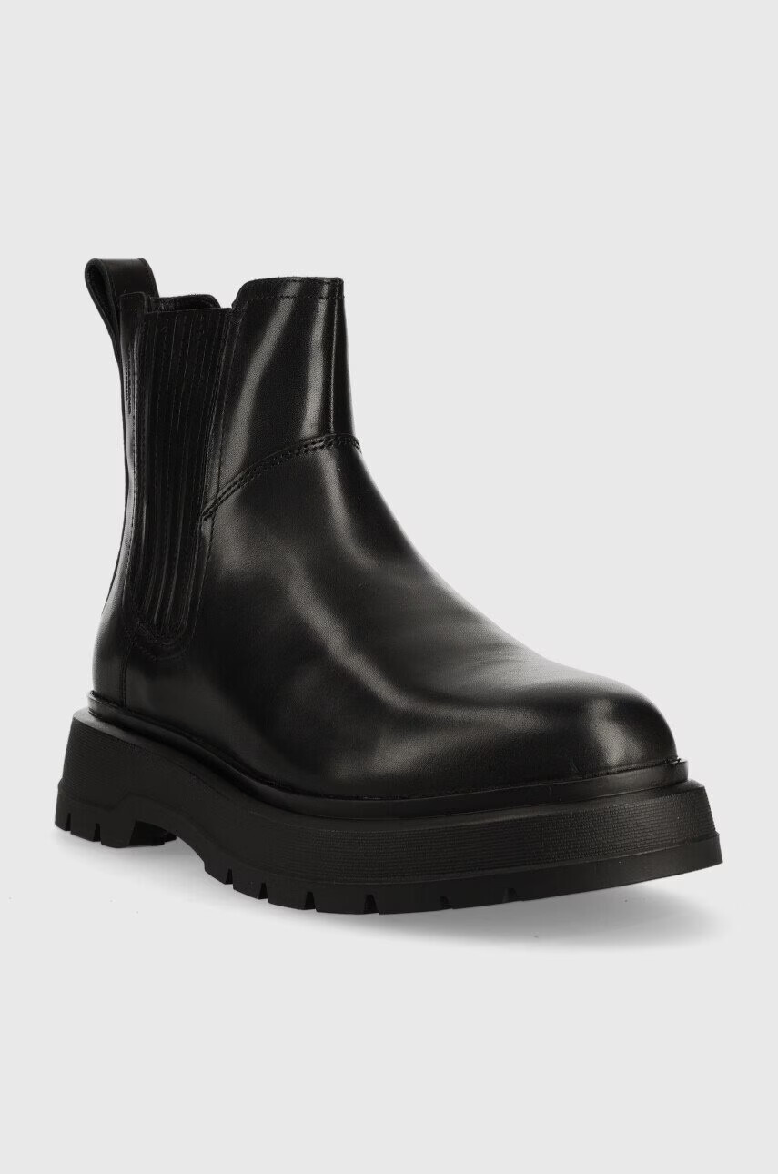Vagabond Shoemakers Кожени боти челси Jeff в черно - Pepit.bg