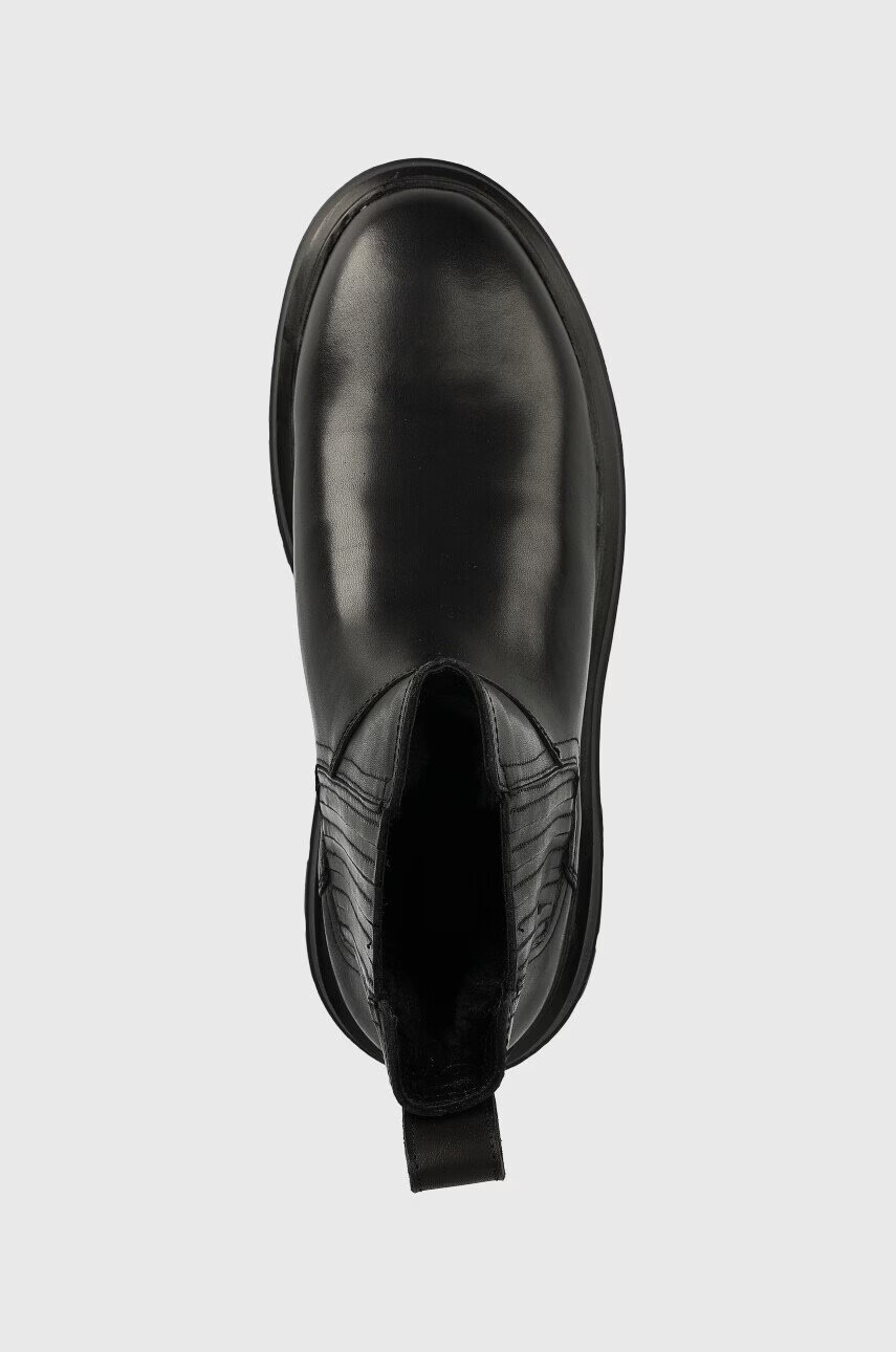 Vagabond Shoemakers Кожени боти челси Jeff в черно - Pepit.bg