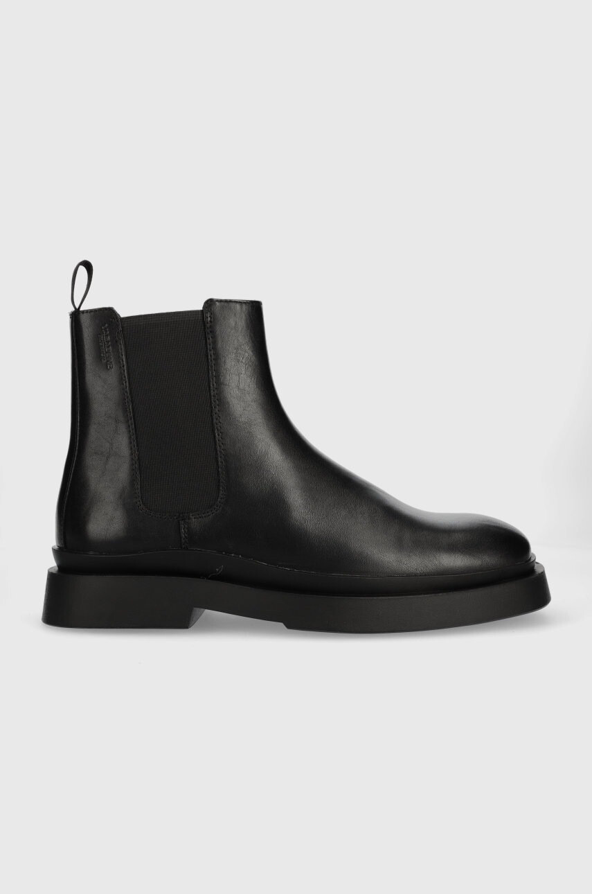 Vagabond Shoemakers Кожени боти челси Mike в черно - Pepit.bg