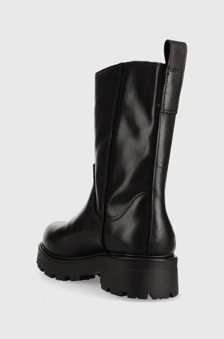 Vagabond Shoemakers Кожени боти Cosmo 2.0 в черно с платформа с изолация - Pepit.bg