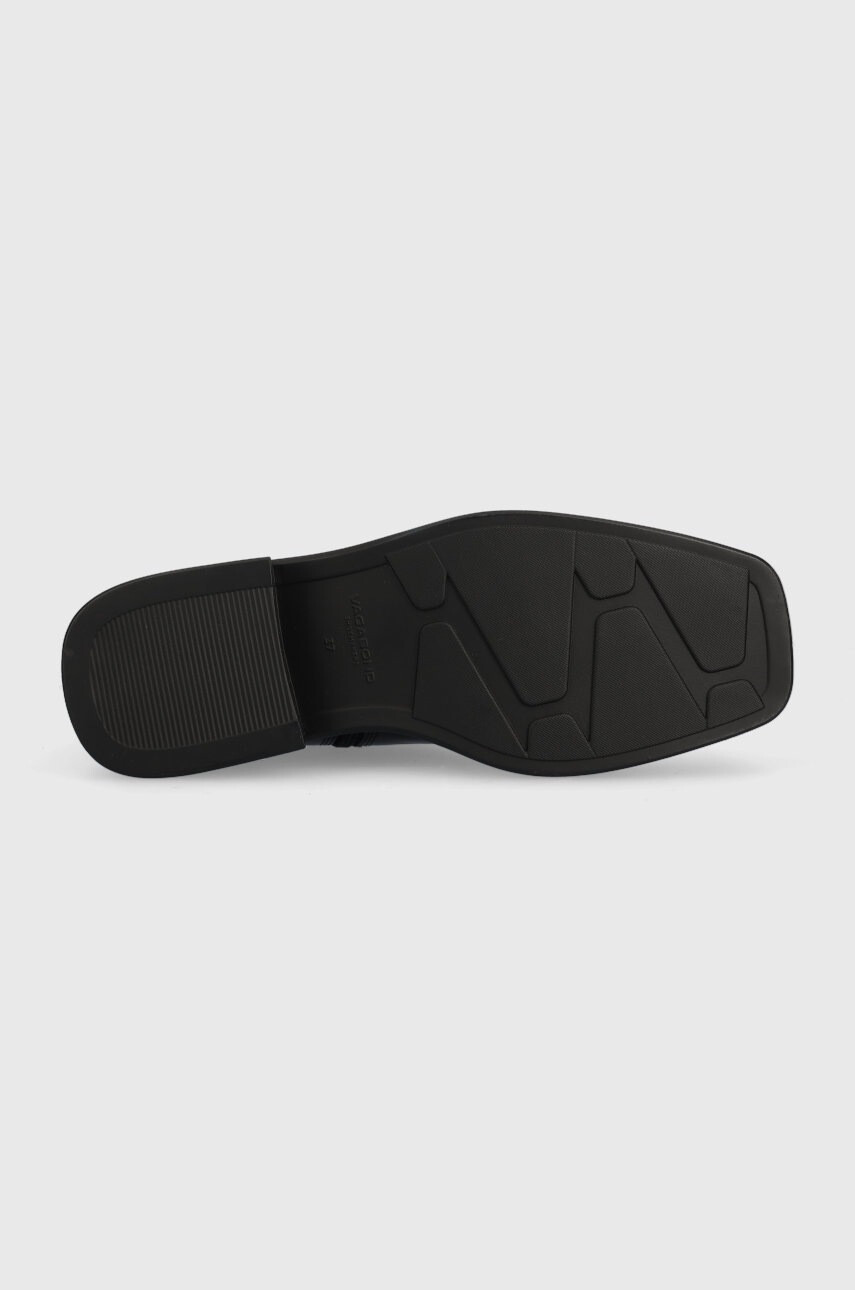 Vagabond Shoemakers Кожени боти Jillian в черно с висок ток - Pepit.bg