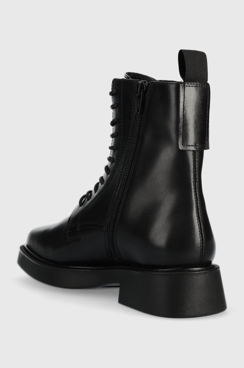 Vagabond Shoemakers Кожени боти Jillian в черно с равна подметка - Pepit.bg