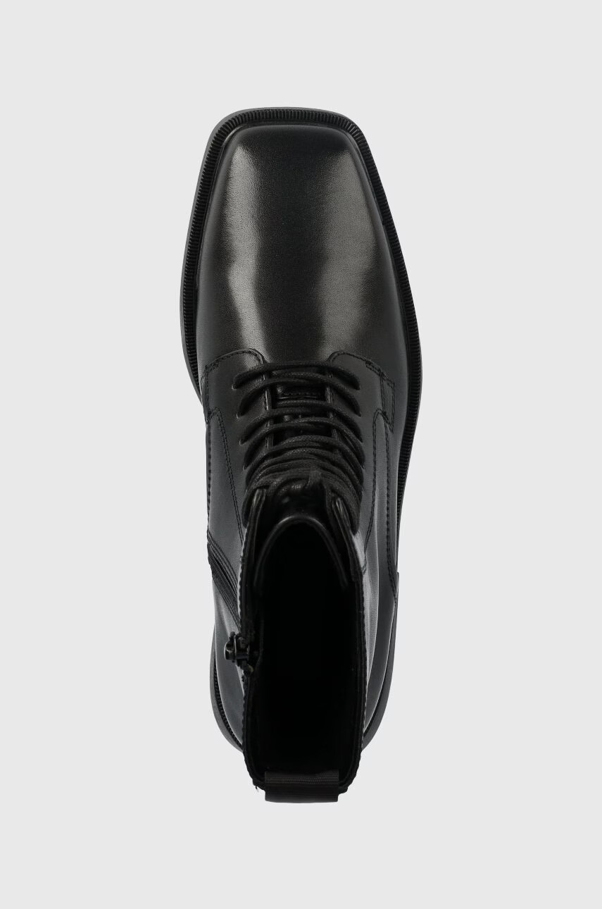 Vagabond Shoemakers Кожени боти Jillian в черно с равна подметка - Pepit.bg