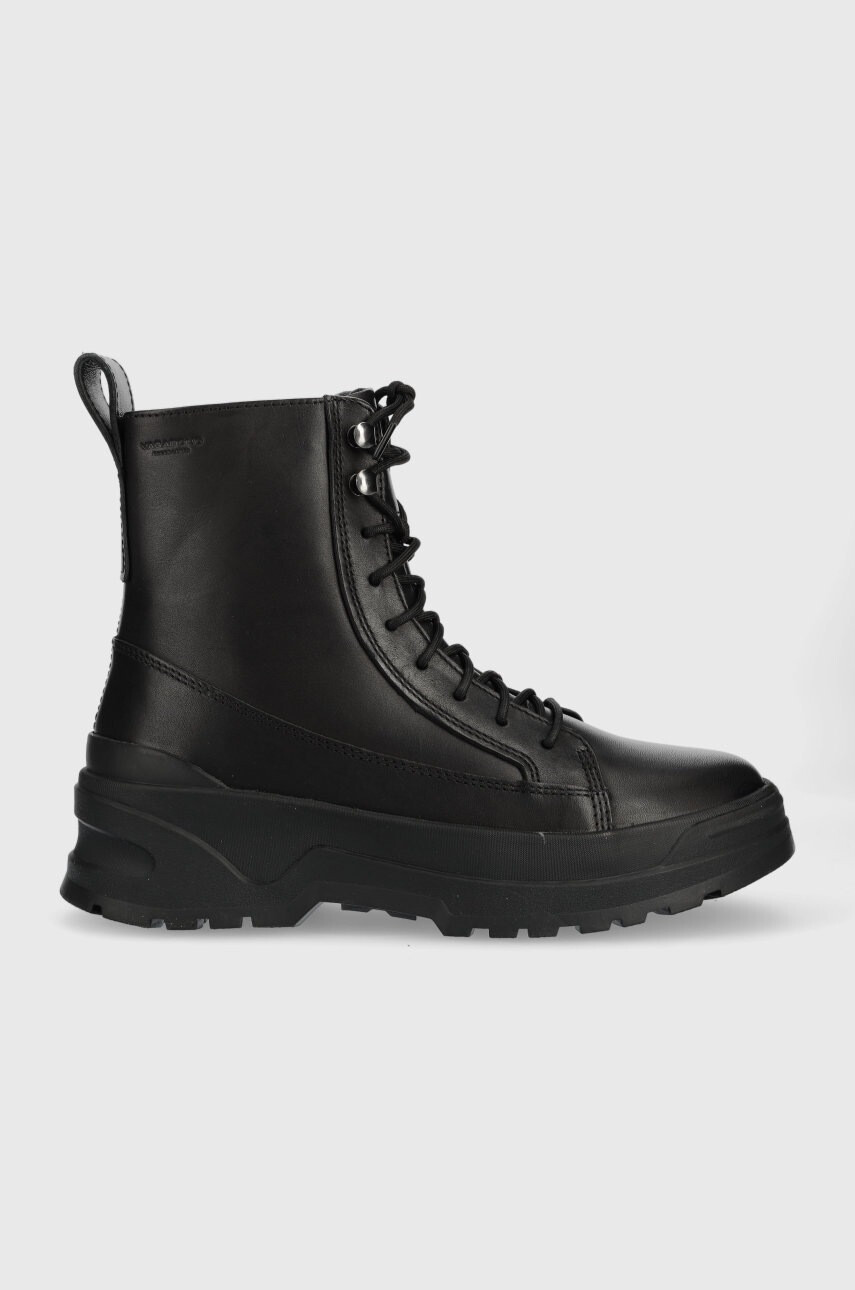 Vagabond Shoemakers Кожени боти Maxime в черно с платформа с изолация - Pepit.bg