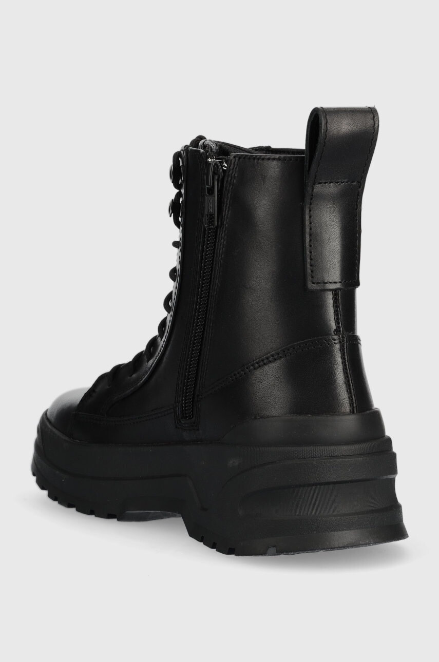 Vagabond Shoemakers Кожени боти Maxime в черно с платформа с изолация - Pepit.bg