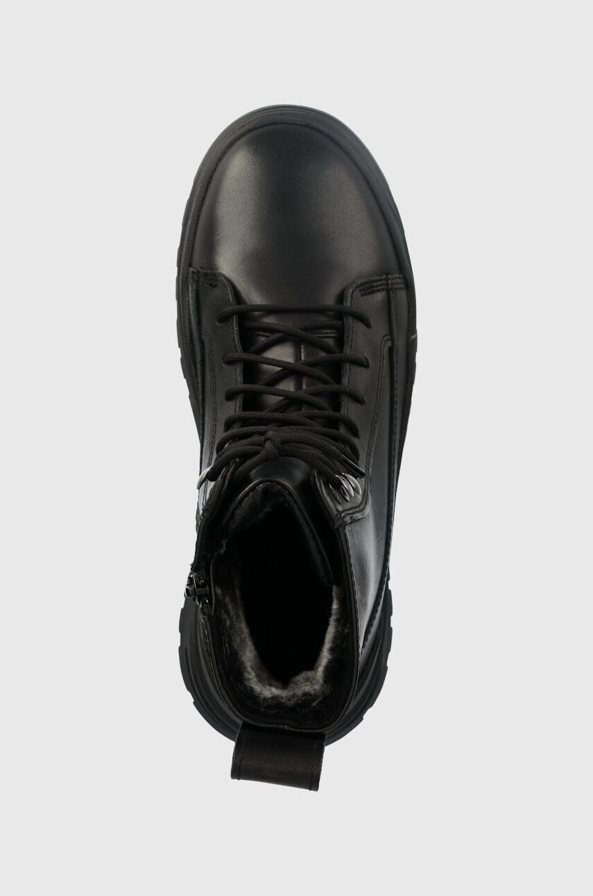 Vagabond Shoemakers Кожени боти Maxime в черно с платформа с изолация - Pepit.bg
