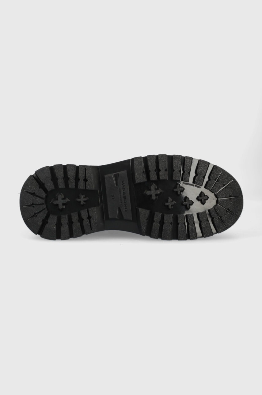 Vagabond Shoemakers Кожени боти Maxime в черно с платформа с лека изолация - Pepit.bg
