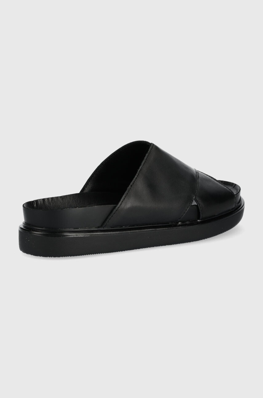 Vagabond Shoemakers Кожени чехли Erin в черно с платформа - Pepit.bg
