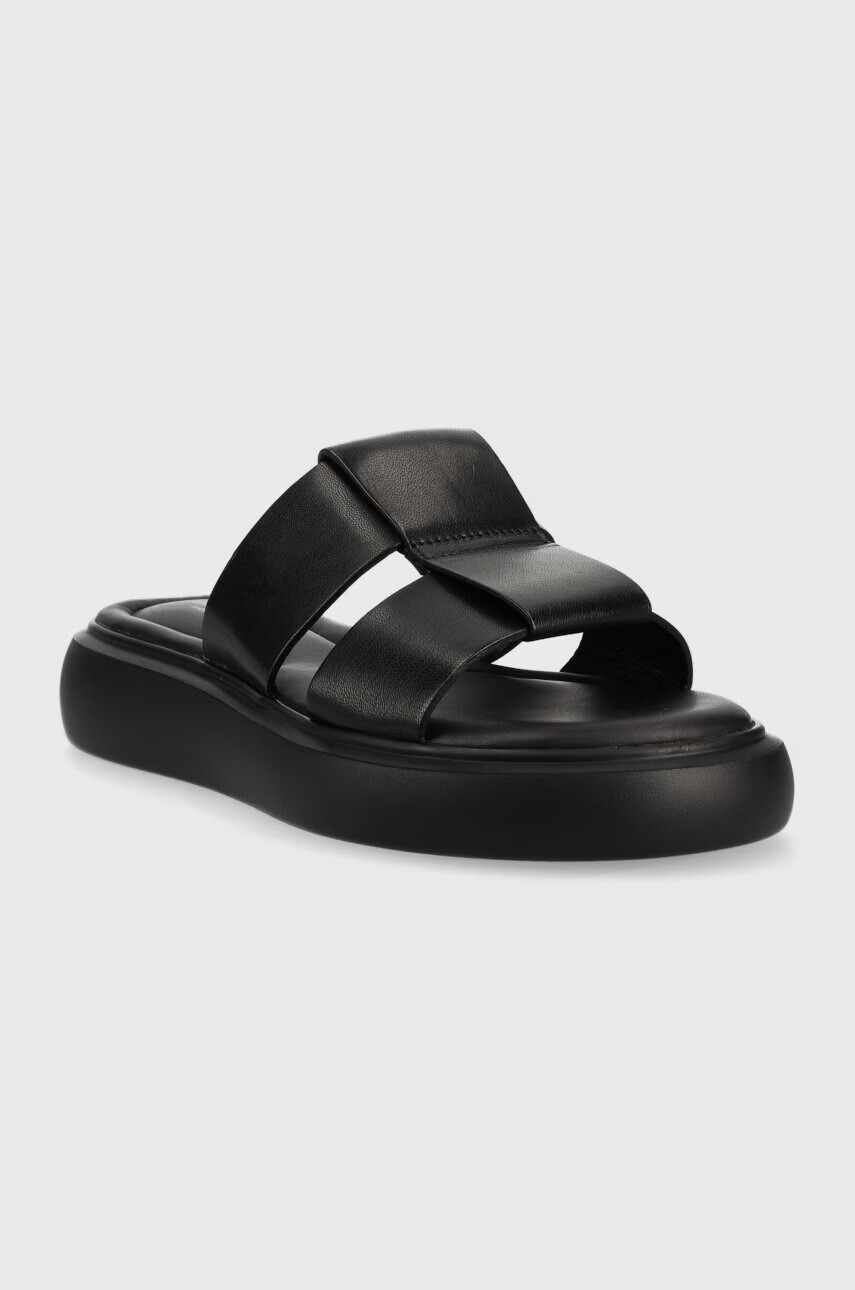 Vagabond Shoemakers Кожени чехли Blenda в черно с платформа 5519.201.20 - Pepit.bg