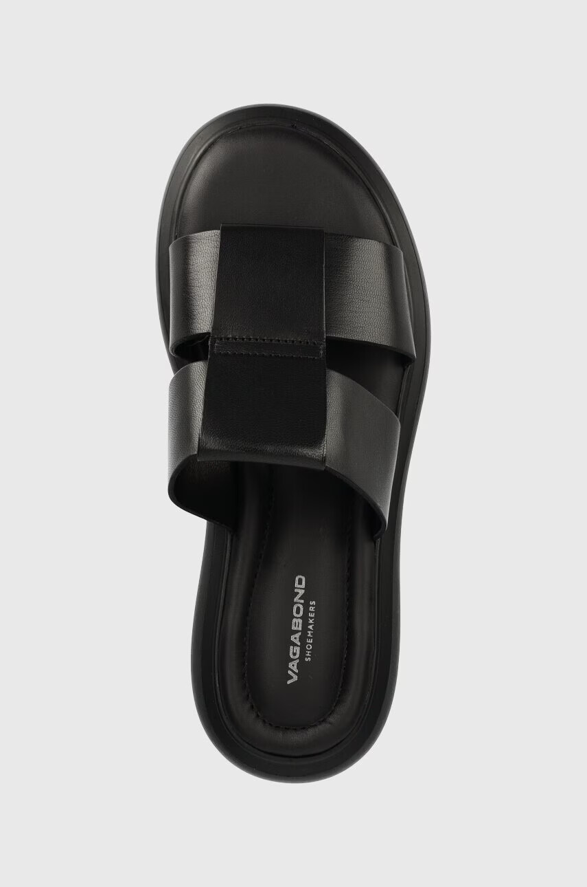Vagabond Shoemakers Кожени чехли Blenda в черно с платформа 5519.201.20 - Pepit.bg