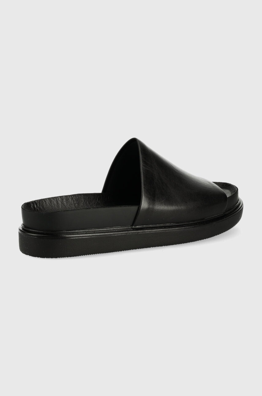 Vagabond Shoemakers Кожени чехли Erin в черно с платформа - Pepit.bg